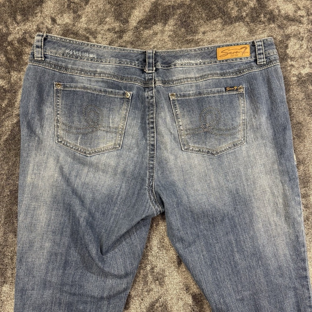 Seven7 Women's Jeans Classic Straight Denim Size 24 Inseam - Picture 8 of 12